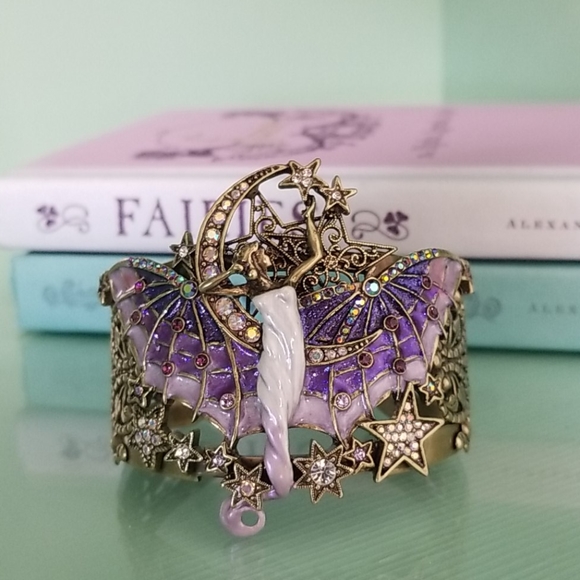 Kirks Folly Jewelry - Magical Star Moon Fairy Morgana Cuff Bracelet
